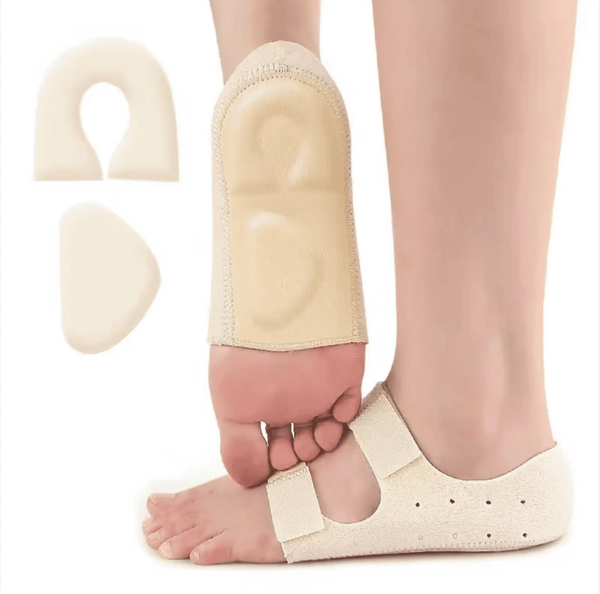 Andningsbart hälskydd med mjuk dämpning – 2-pack