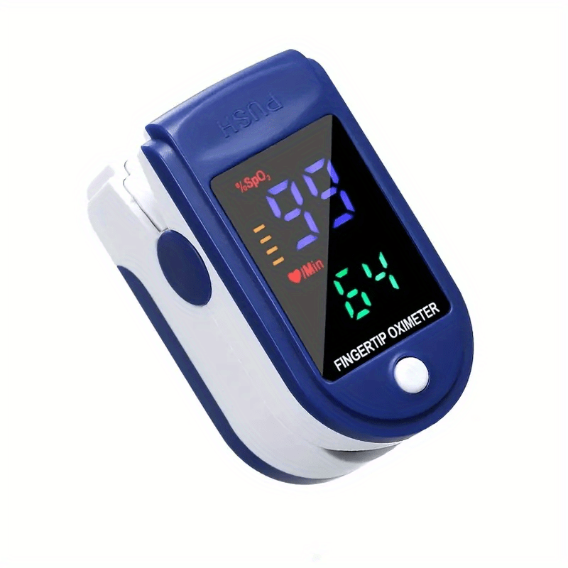 Bärbar fingertoppspulsoximeter med digital display