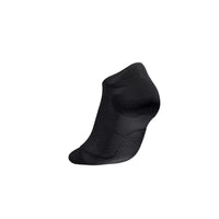 Svart Run Ultralight Low Cut-strumpa sedd snett bakifrån