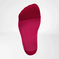 Undersidan av rosa Ski Ultralight-strumpa