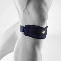 Bauerfeind Sports Knee Strap knäband i svart under knäskålen