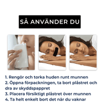 Skonsam muntejp mot snarkning – 30-pack för näsandning