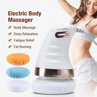 Elektrisk cellulitmassagemaskin med roterande borstar
