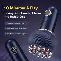 Elektrisk gua sha-massageapparat med värme och vibration