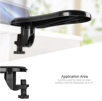 Ergonomiskt armstöd för skrivbord med minnesskum