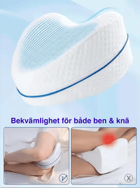 Ergonomisk benstödskudde i minnesskum för sidoliggare