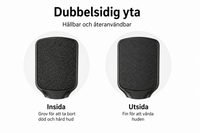 Ergonomisk fotfil med böjd design för hälvård