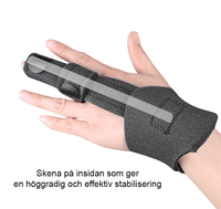 Fingerskena med handledsstöd för stabilisering