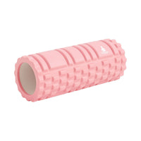 Fitpaddy massagerulle Pink Edition liggande, med strukturerad yta