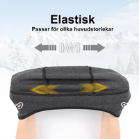 Fleece mössa med inbyggd öronvärmare för kallt väder