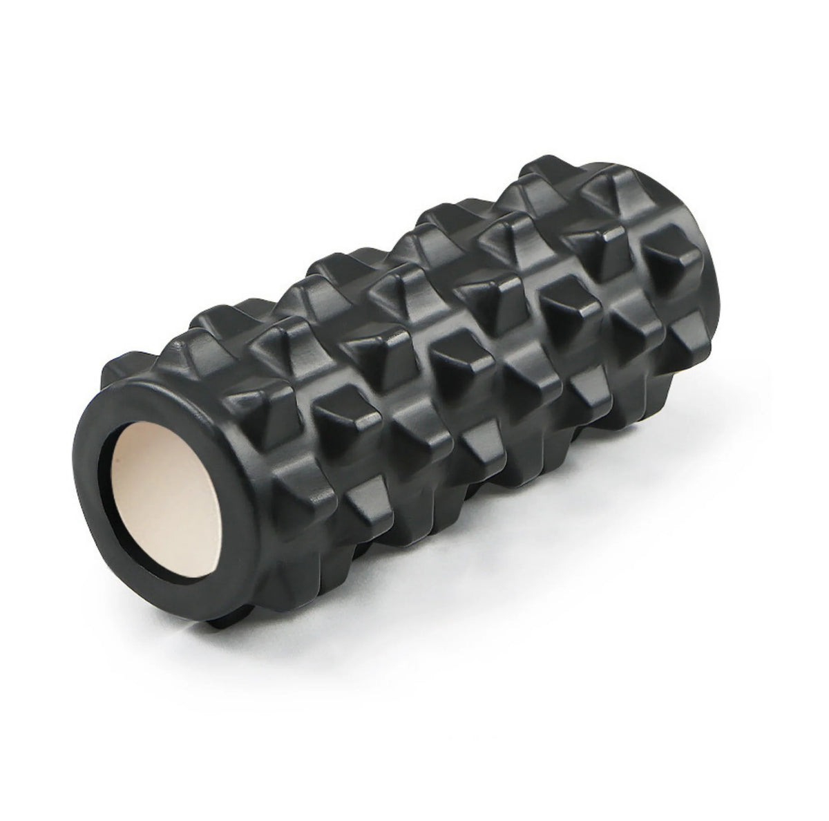 Foam roller med strukturerad yta för rygg, nacke och axlar