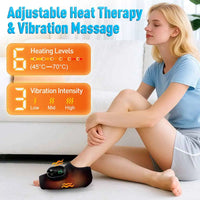 Fot- och ankelvärmare med värme och vibrationsmassage