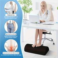 Ergonomiskt fotstöd med avtagbart tvättbart överdrag