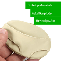 Mjukt framfotsskydd i silikon – avlastande 2-pack