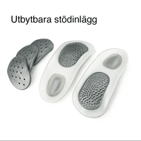 Hålfotsstöd med 4 justerbara inlägg för anpassad avlastning