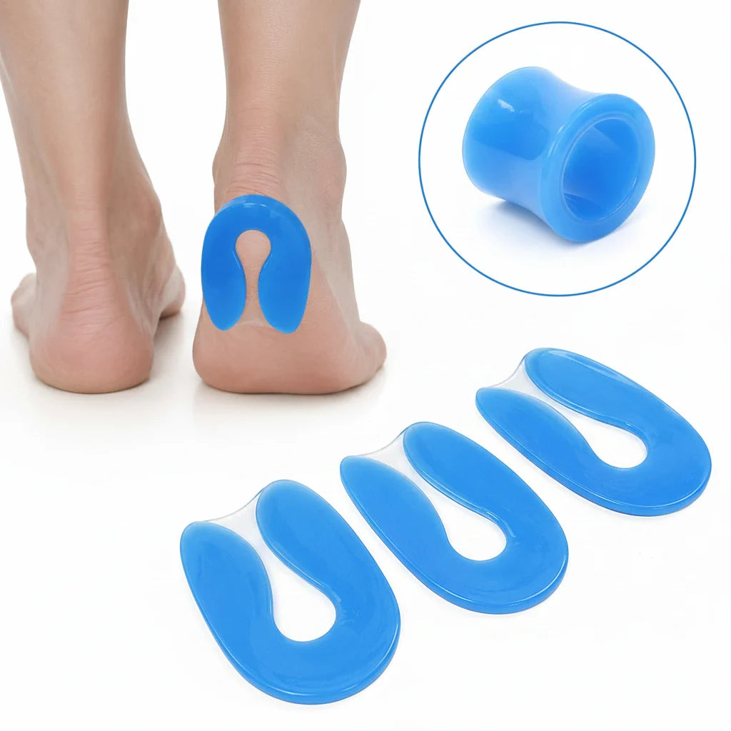 Hälinlägg med avlastningszon i gel – 2-pack