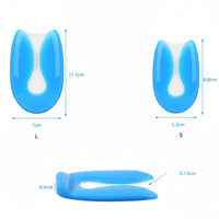 Hälinlägg med avlastningszon i gel – 2-pack