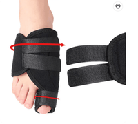 Justerbart hallux valgus nattstöd med remmar (2-pack)