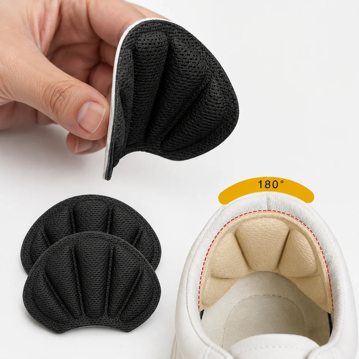 Självhäftande hälskydd mot skav och blåsor (2-pack)
