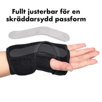 Handledsstöd med justerbar stabilisering för dagligt bruk