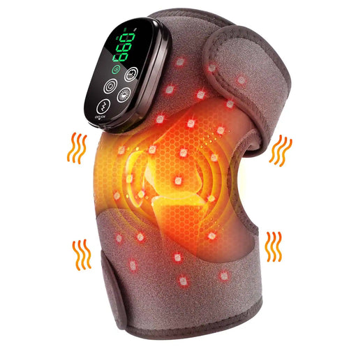 Trådlös knämassageapparat med rödljusterapi och vibration