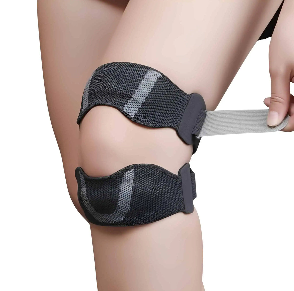 Justerbart knästöd för patellasenan med riktad avlastning