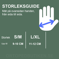 Kompressionshandskar med justerbar spännrem – 2-pack