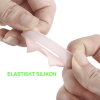 Korrigerande silikonskydd mot nageltrång för stortå (2-pack)