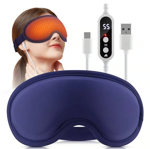 Ögonmask med värmefunktion och vibrationsmassage