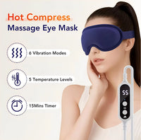 Ögonmask med värmefunktion och vibrationsmassage