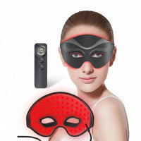 Rödljusterapi ögonmask med LED och flera ljuslägen