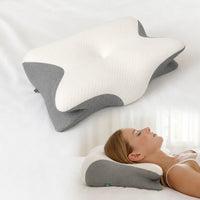 Ergonomisk memory foam-sovkudde för alla sovpositioner