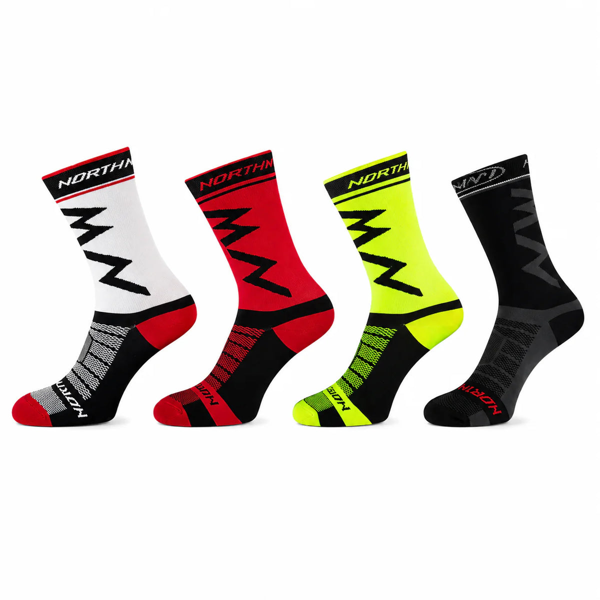 Sportstrumpor med stödjande passform – 4-pack, stl 38–44