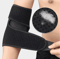 Stabiliserande armbågsstöd med kompression