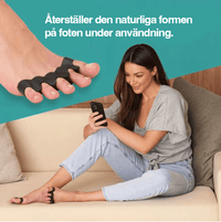 Tåseparerare i silikon mot hallux valgus (2-pack)