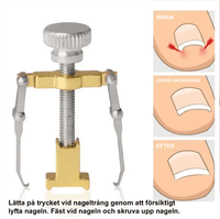 Nageltrångsverktyg med fjädrande lyftmekanism